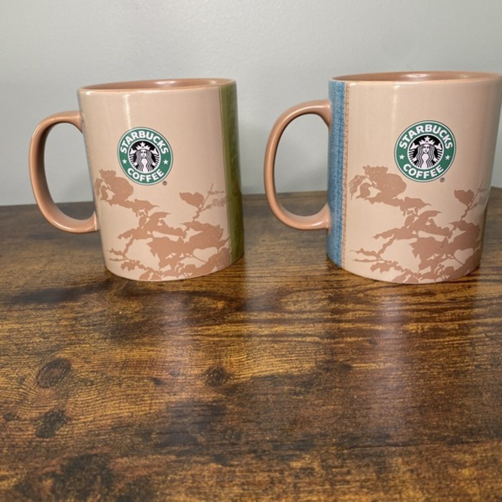 2006 Starbucks Coffee Mug 'Coffee-Land Origin' Africa 18‎ Oz Brown RETIRED - Picture 2 of 7